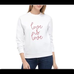 French Connection White Sweatshirt size S